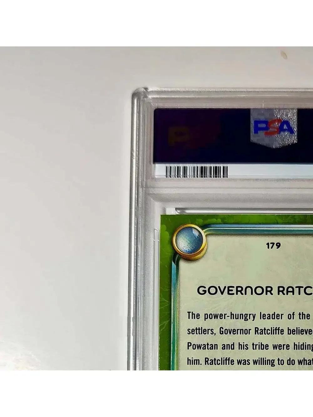 Governor Ratcliffe 2025 Topps Disney Wonder #179 Card Pocahontas PSA 10